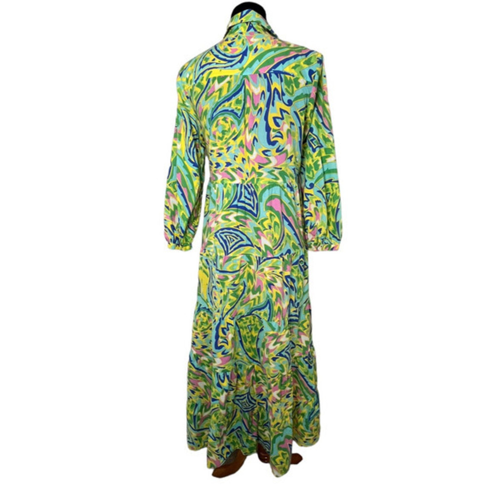 Colorful Patterned Maxi Dress - Picture 4 of 12